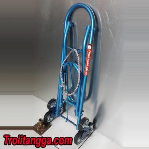 Troli Aqua Galon Lipat Biru Metalik TAG