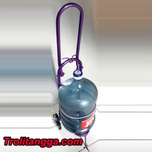 Troli Aqua Galon Lipat Ungu Metalik TAG